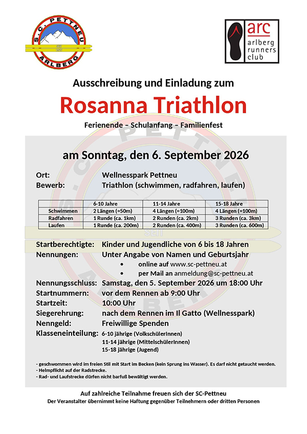 ausschreibung triathlon 2026